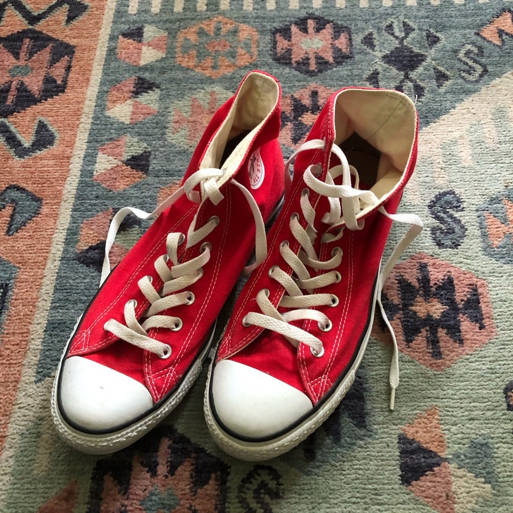 Converse All Stars Red High Tops